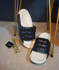 Balmain Paris Slipper Black - The Shan Store