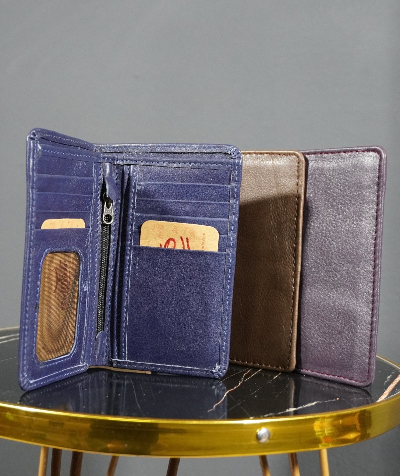 Bullhide Finest Design Leather Wallet with Zipper Pocket - The Shan Store