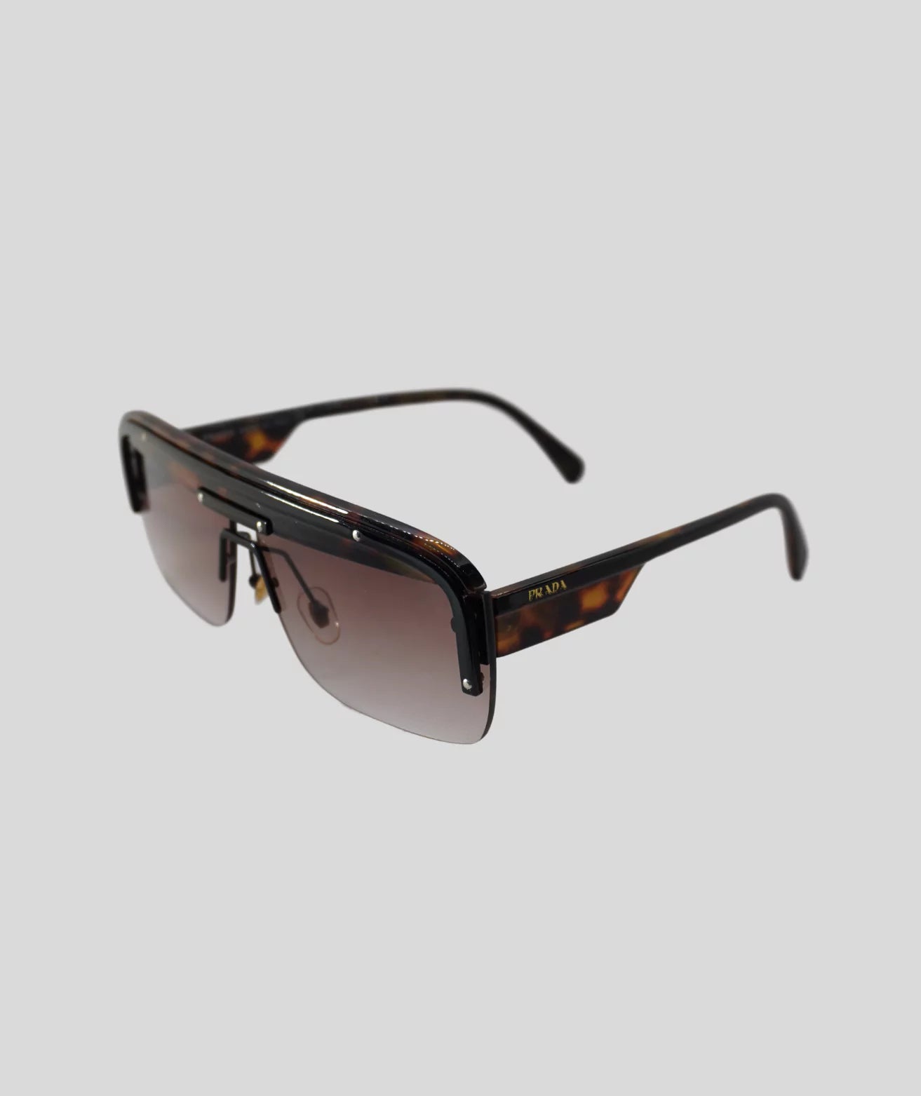 Prada Modern Shield Style Luxury Sunglasses