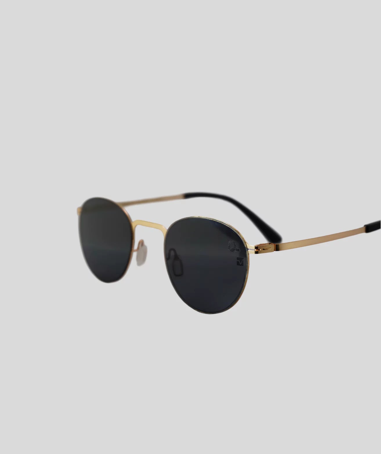 Oval Navy Full Rim Luxury Sunglasses