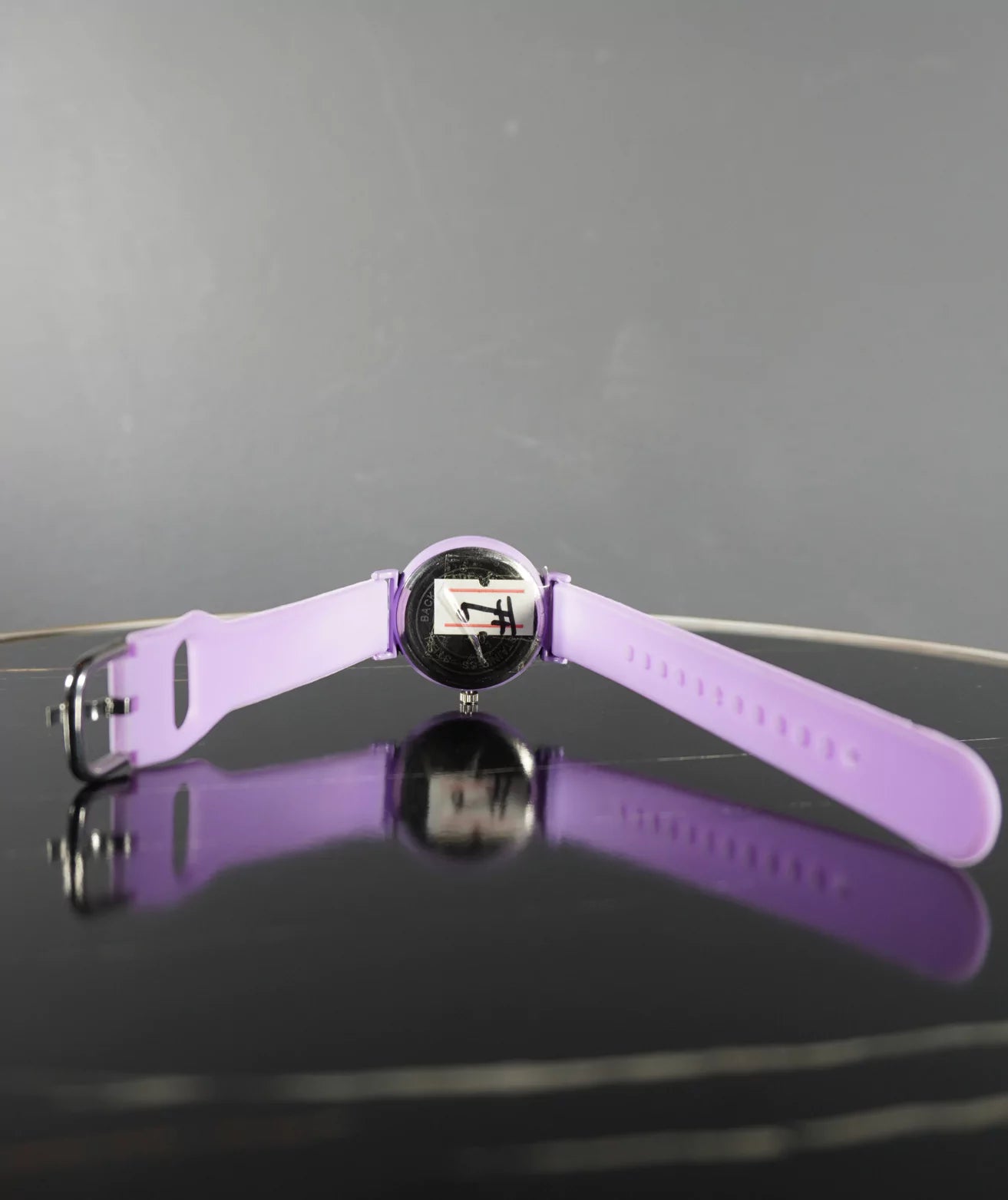 Round Shape Women's Purple Strap Premium Watch