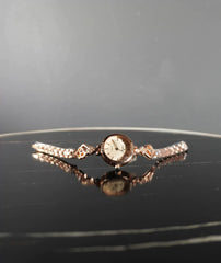 Rose Gold Analog Watch - for Girls