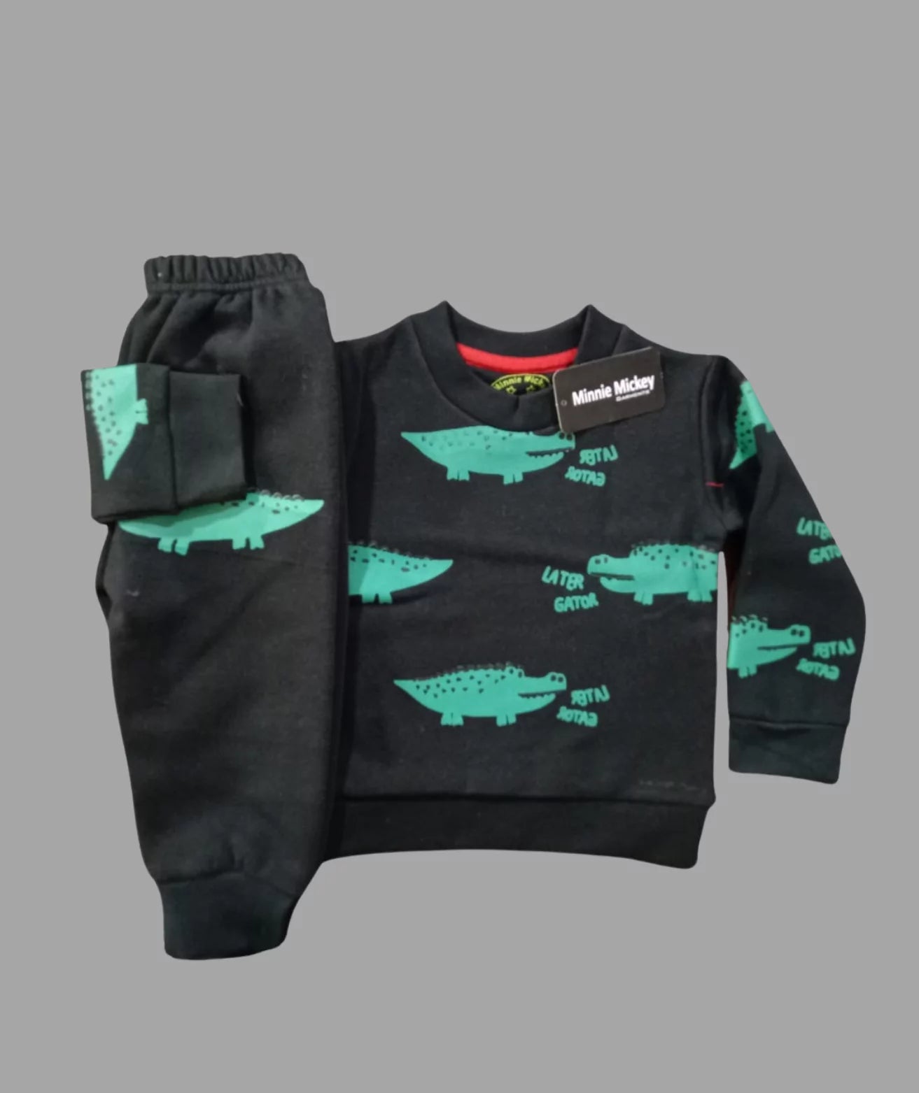 Trendy Alligator Printed Premium Junior Tracksuits