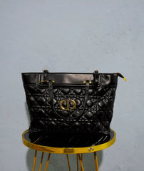 Dior Black Quilted Vintage Bag