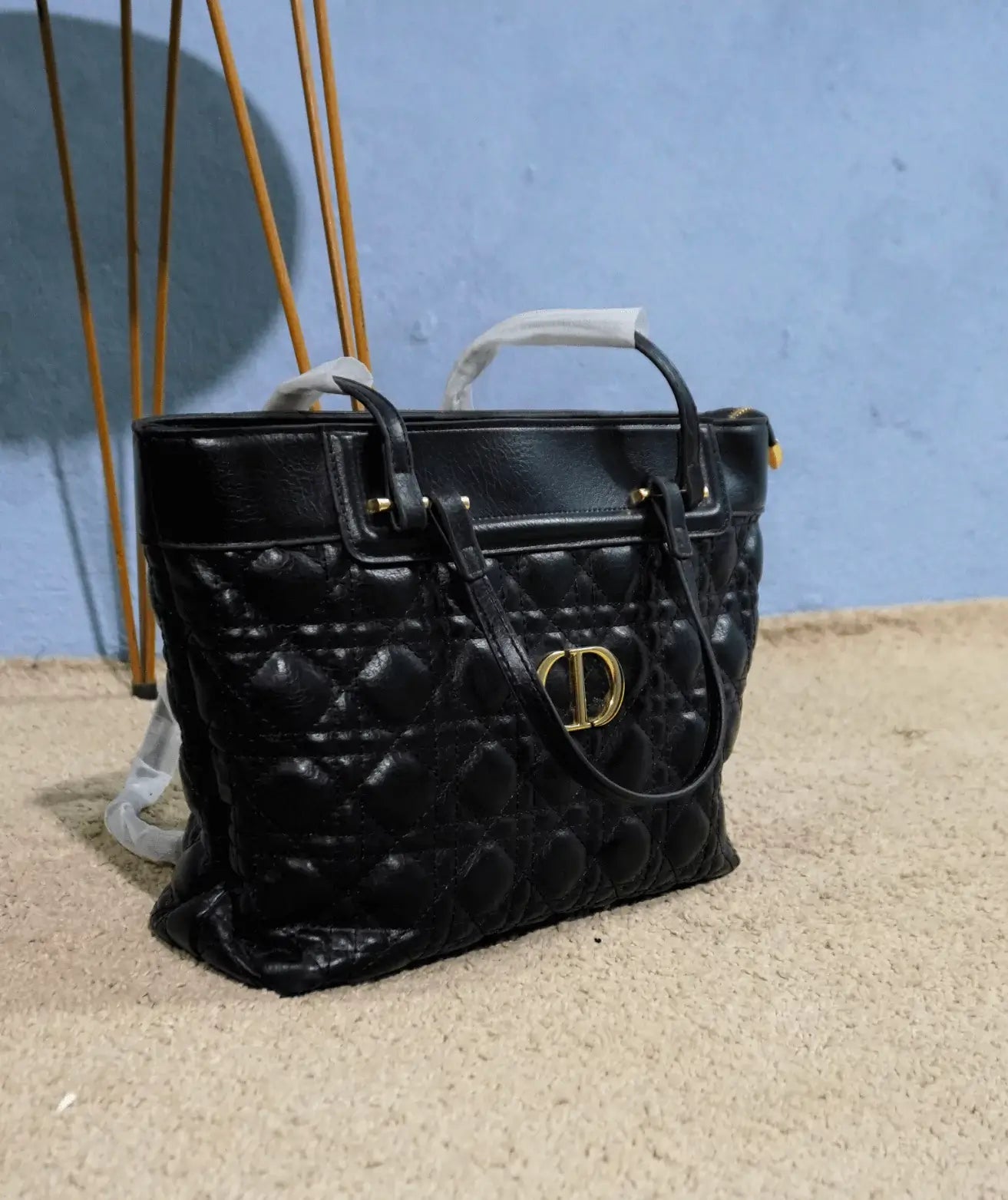 Dior Black Quilted Vintage Bag