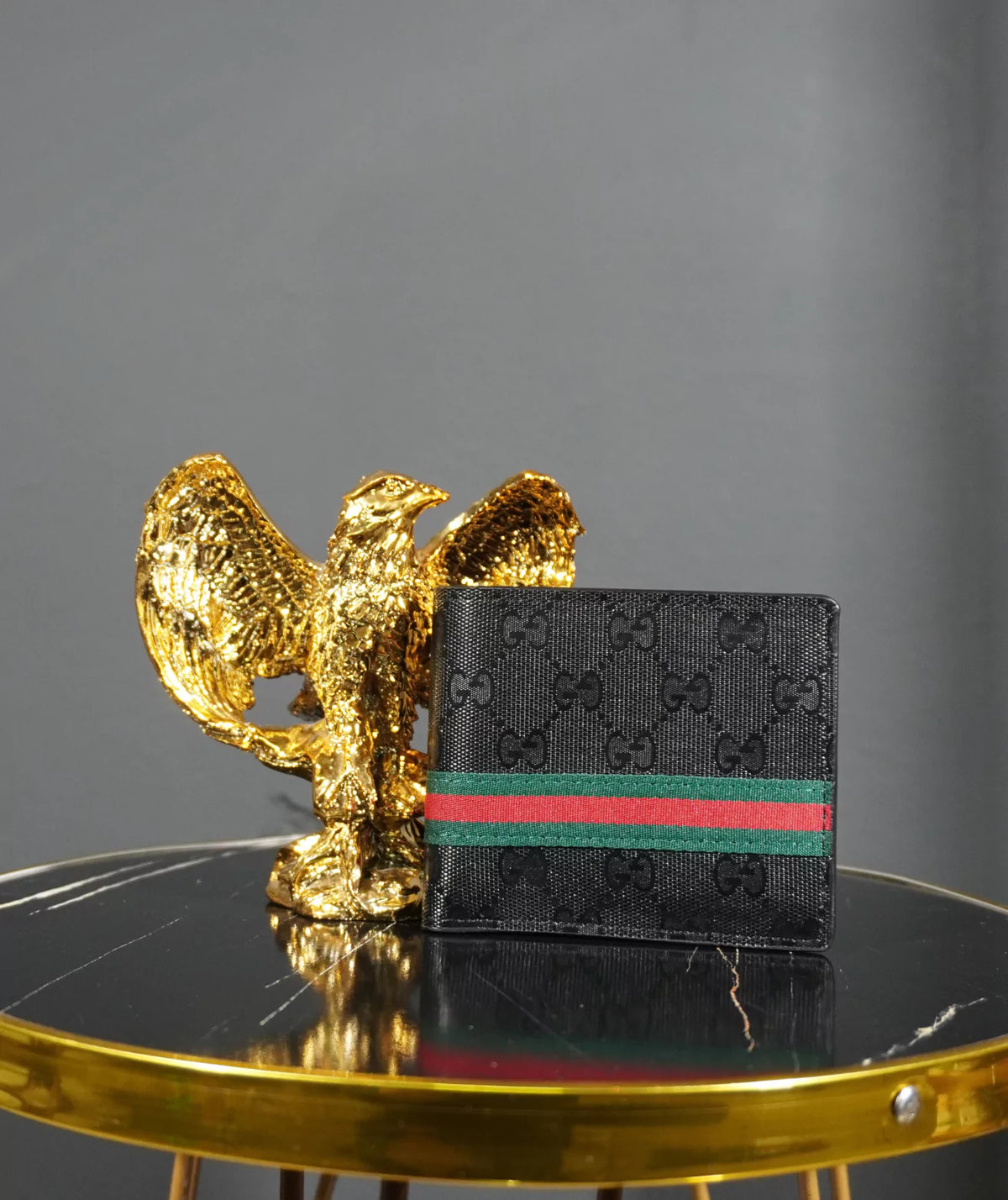 Gucci Men's Black Premium Leather Wallet