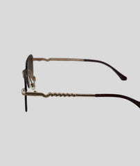 Snake Fashion Rimless Square Sunglasses