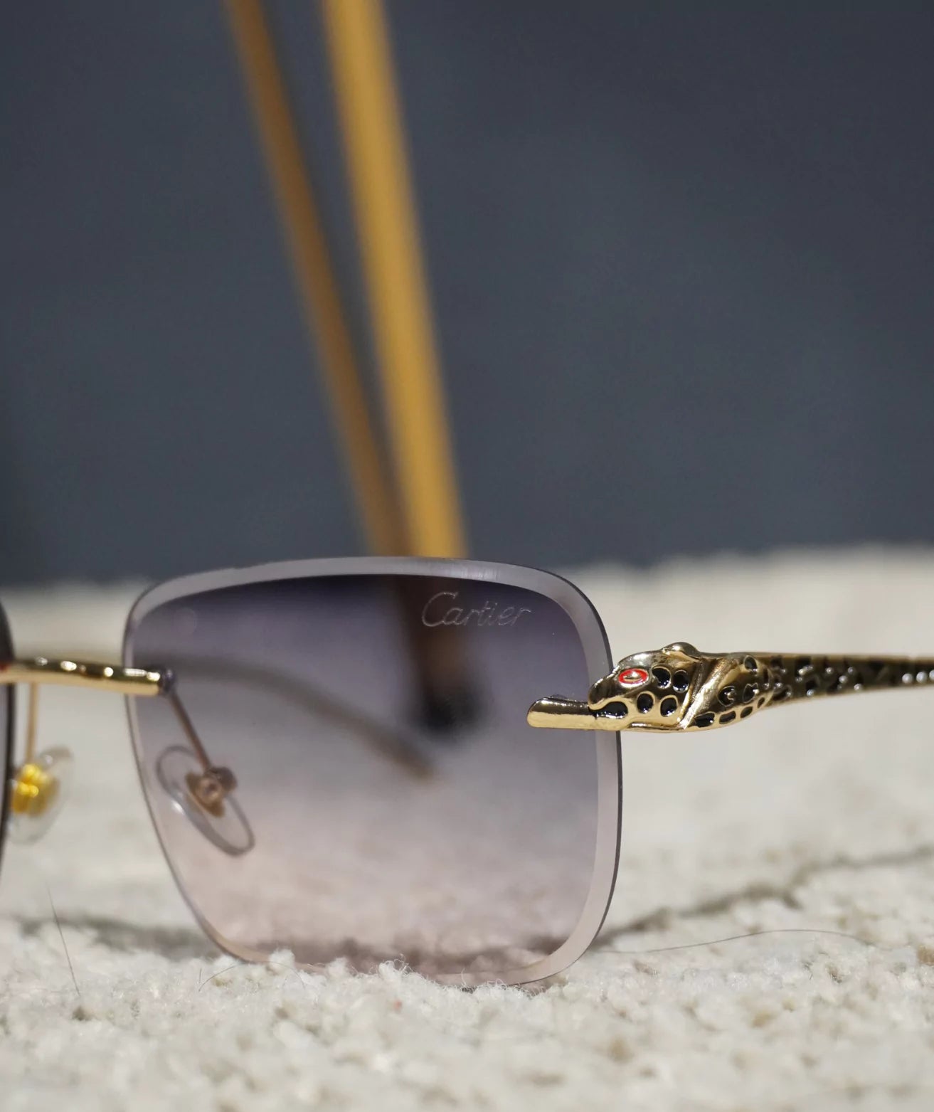 MultiShade Cartier Rimless Sunglasses - Jaguar