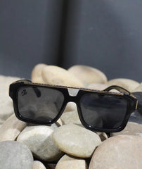 Louis Vuitton Cyclone Black & Gold Elite Sunglasses