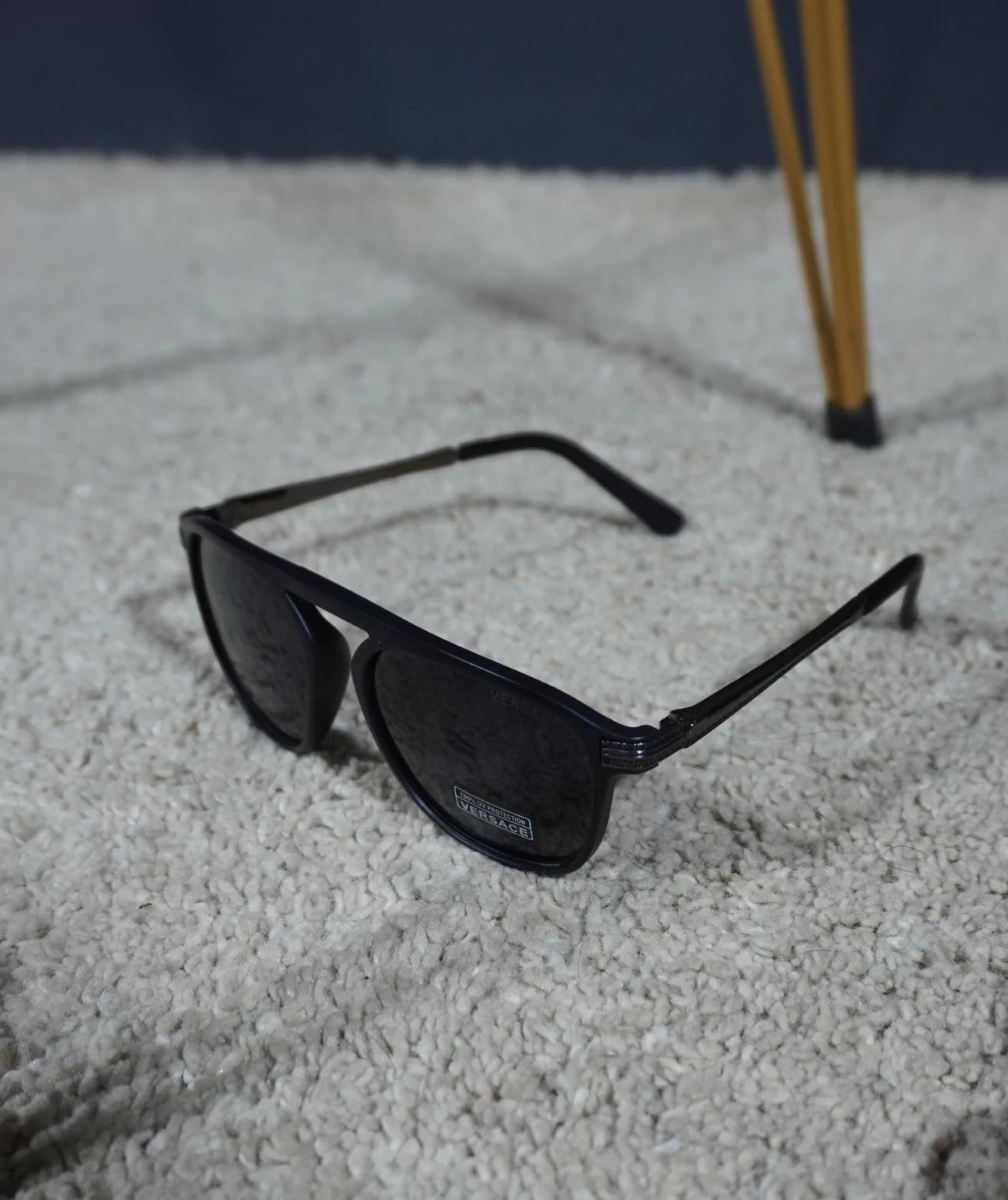 versace Luxury Black Stylish Sunglasses