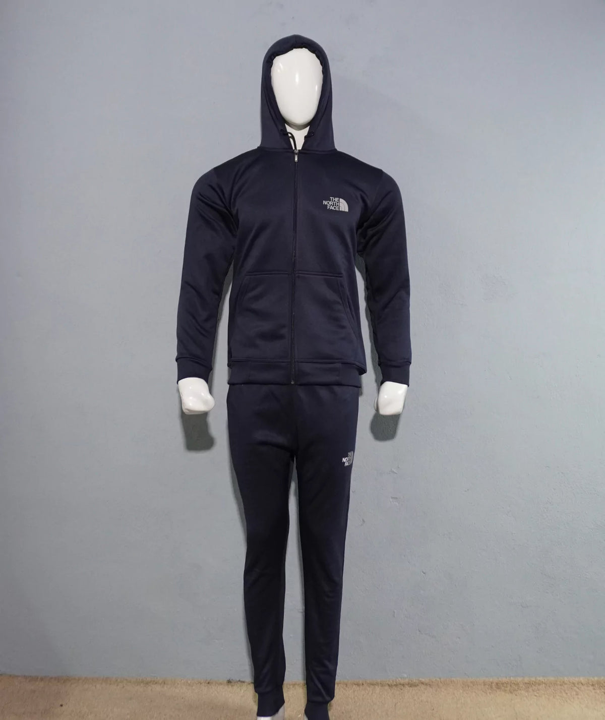 The North Face High-Quality Blue Hoodie Tracksuit