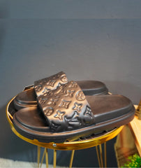 Louis Vuitton Black Widow Slippers for Men