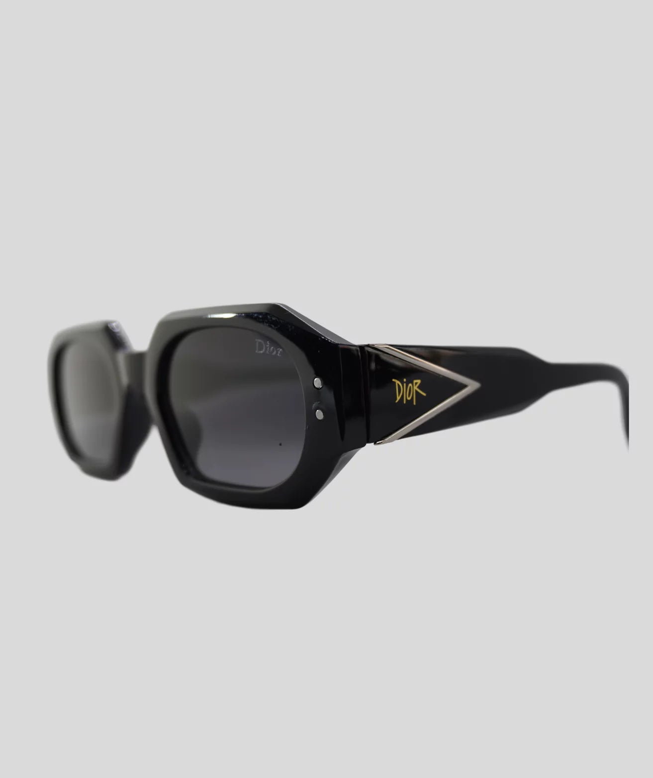 Dior Trendy Polygon Frame Sunglasses Black