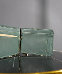 Bullhide Men's Green Casual Premium Leather Wallet