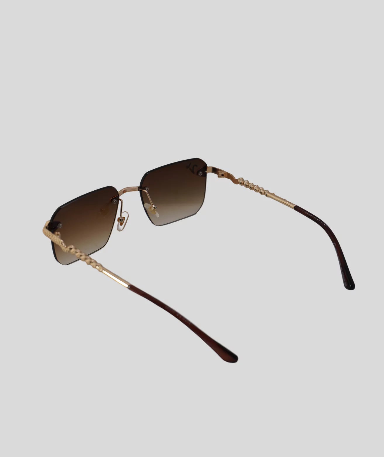 Snake Fashion Rimless Square Sunglasses