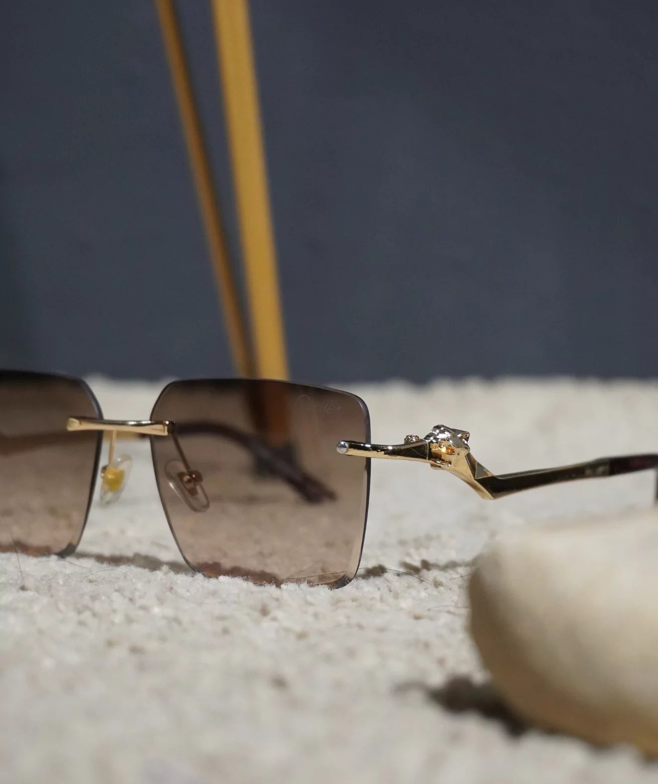 Cartier Dual Shade Luxury Sunglasses - Brown