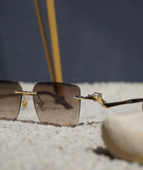 Cartier Dual Shade Luxury Sunglasses - Brown