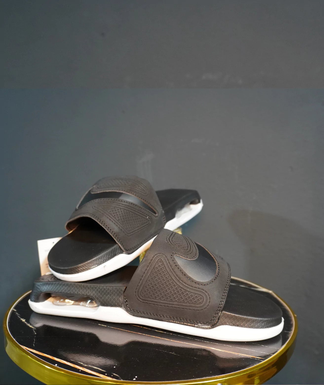 Nike Air Max Cirro Men's Slides Black & White