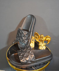 Louis Vuitton Black Widow Slippers for Men