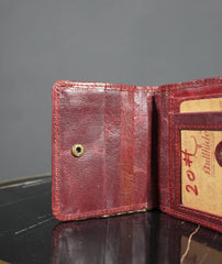 Bullhide Red Genuine Leather  Wallet