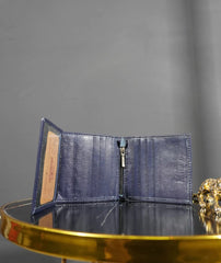 Premium Navy Blue Men's Classic Wallet