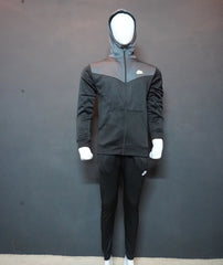 Nike Elegant Tech Full Zip Hoodie Grey Tracksuit