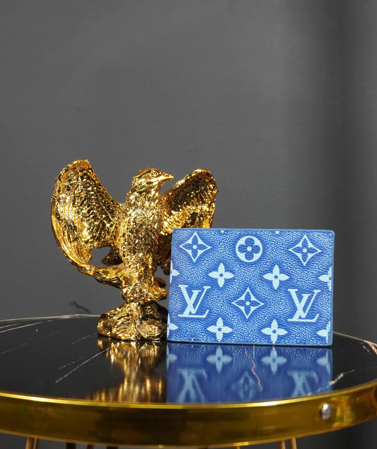 Louis Vuitton Premium Blue Slender Wallet