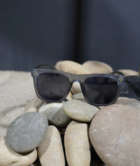 High-End Unique Black Square Shape Sunglasses