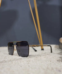 Prada Vintage Square Rimless Sunglasses