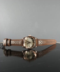 TOMI Special Brown Leather Edition Watch