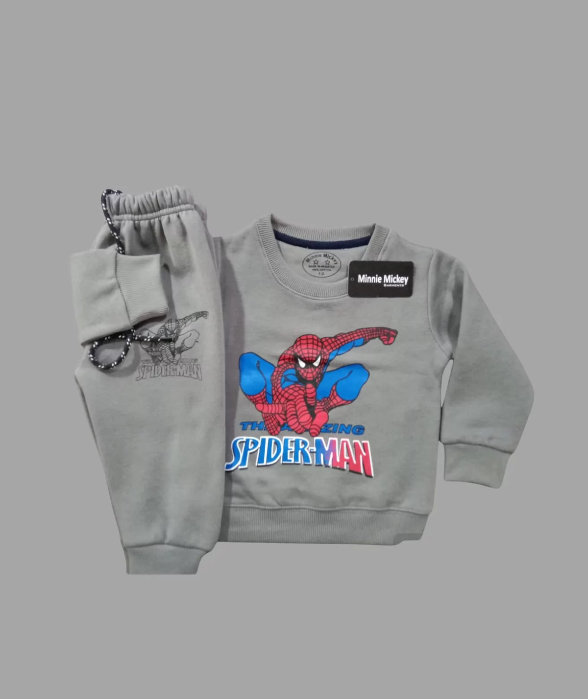 Spider-Man Kids Cotton Fleece Tracksuit