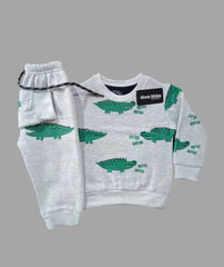 Trendy Alligator Printed Premium Junior Tracksuits