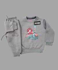 Spider Man Cotton Fleece Kids Tracksuit