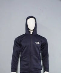 The North Face High-Quality Blue Hoodie Tracksuit