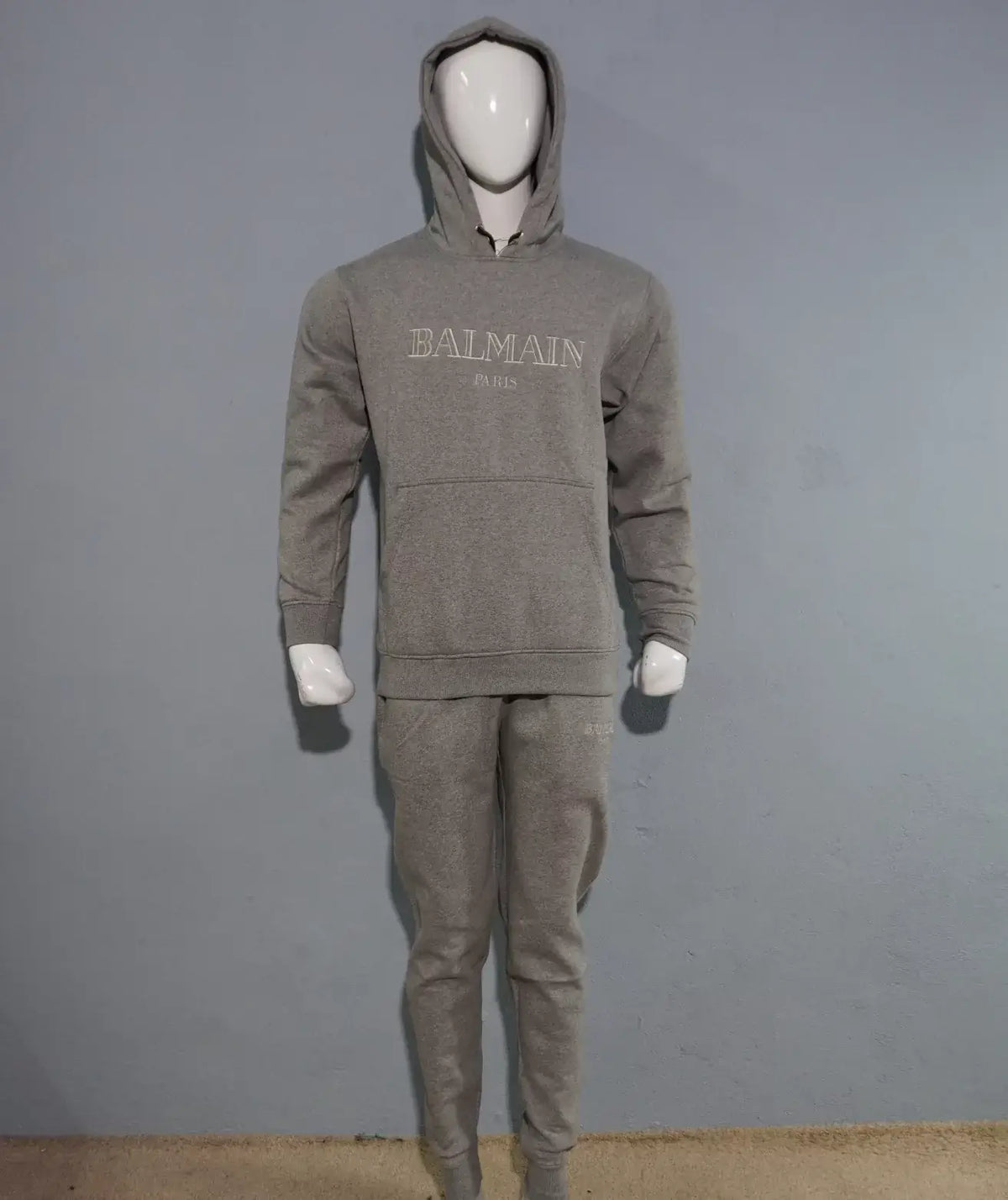 Balmain Classic Logo Grey Tracksuit